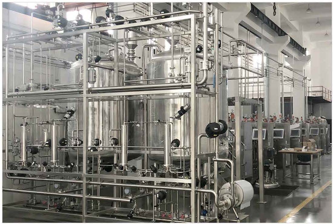 Stainless steel plant workshop